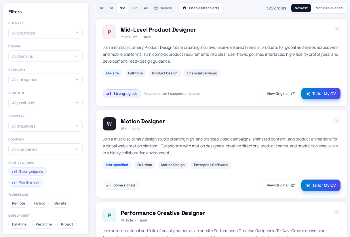 Job signals and requirement summaries can help you decide what to inspect and tailor, but they do not replace an honest fit review