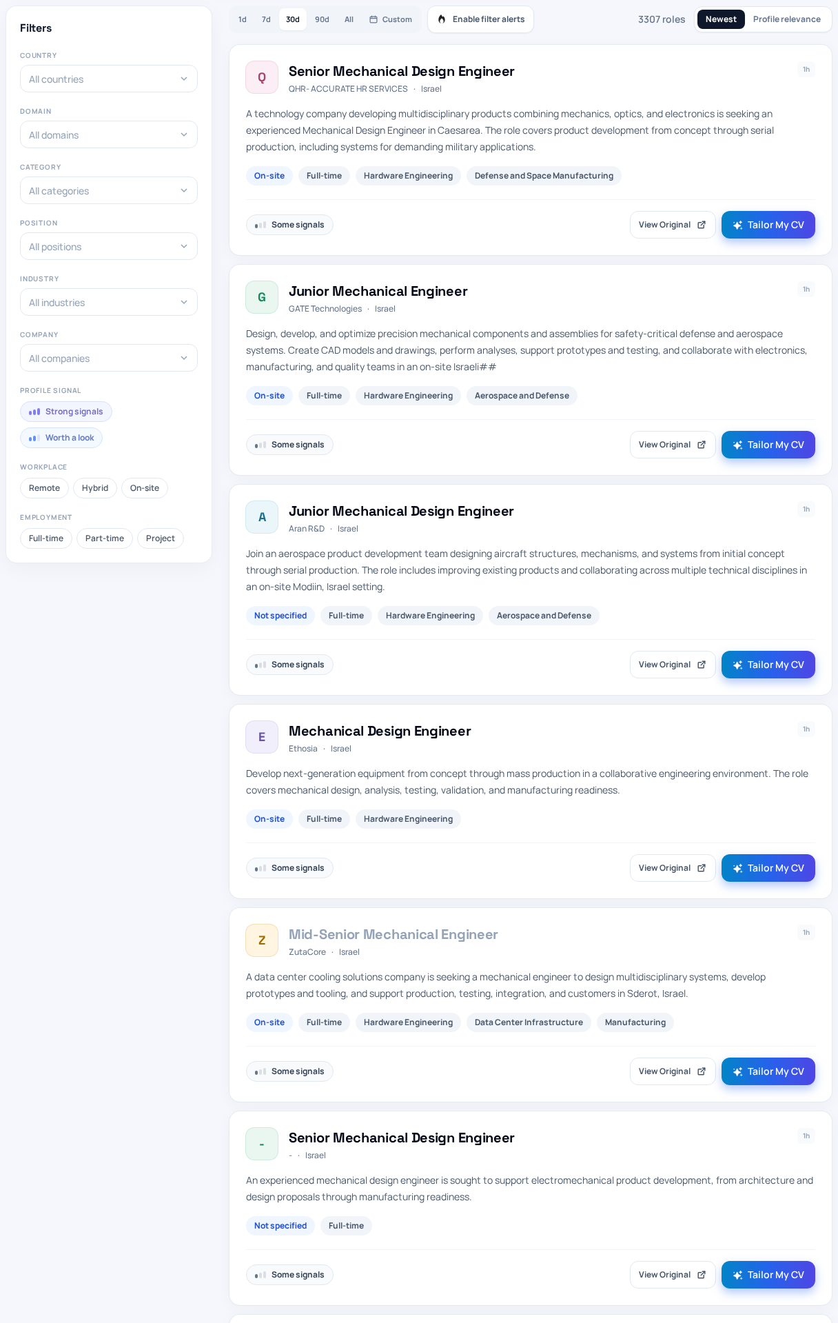 The Jobs view shows relevance signals that help you decide which fixes are worth doing now